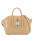 Mini Antigona Lock, &pound;650, Handbags, Beige, Leather, Front view